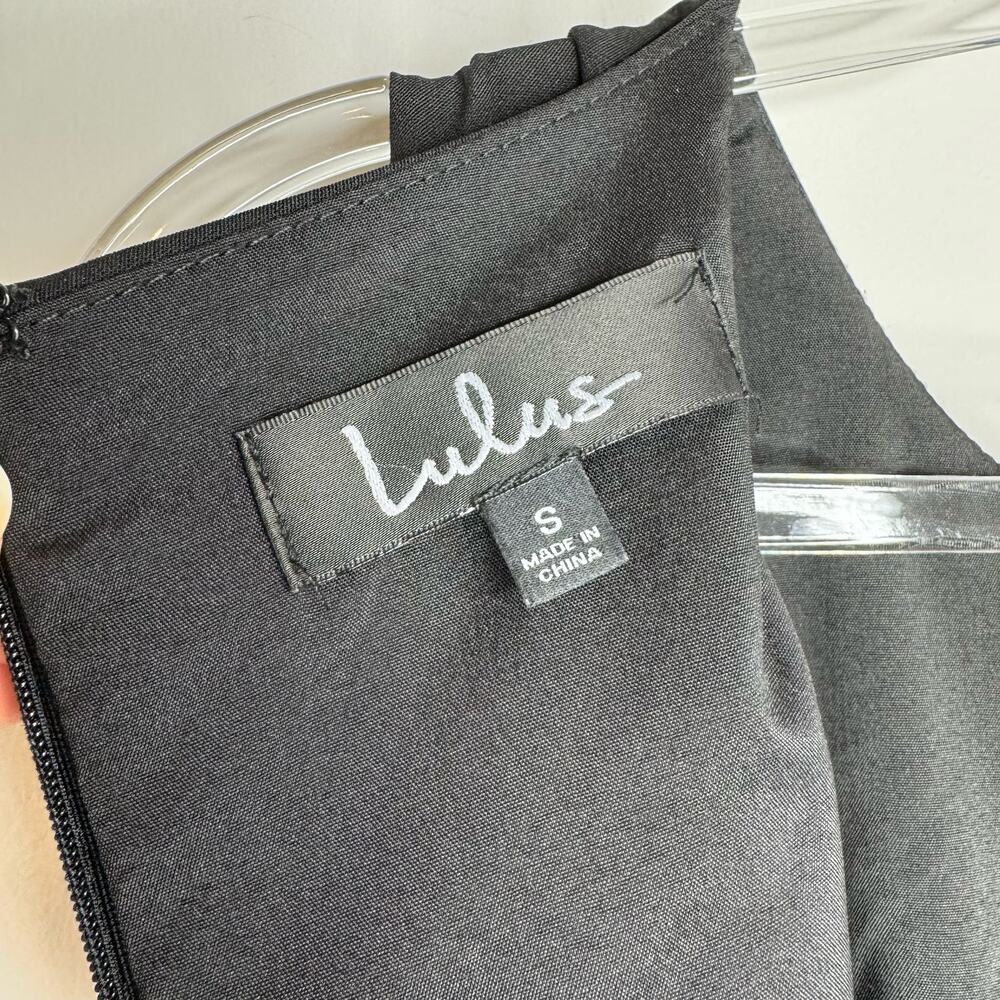 NWOT Lulus Black Keyhole Sleeveless Pants Jumpsuit Women's Size Small - Picture 4 of 8